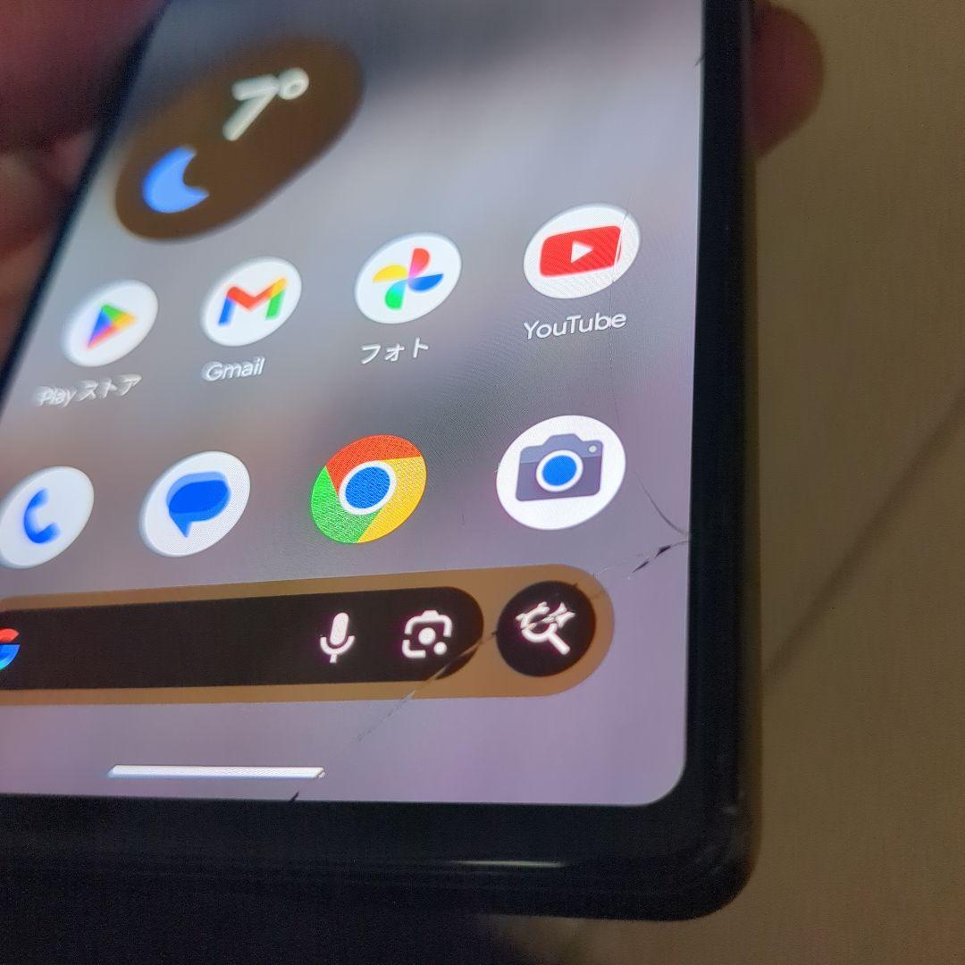 Google Pixel6a ジャンク　画面割れ・電源ボタン沈み