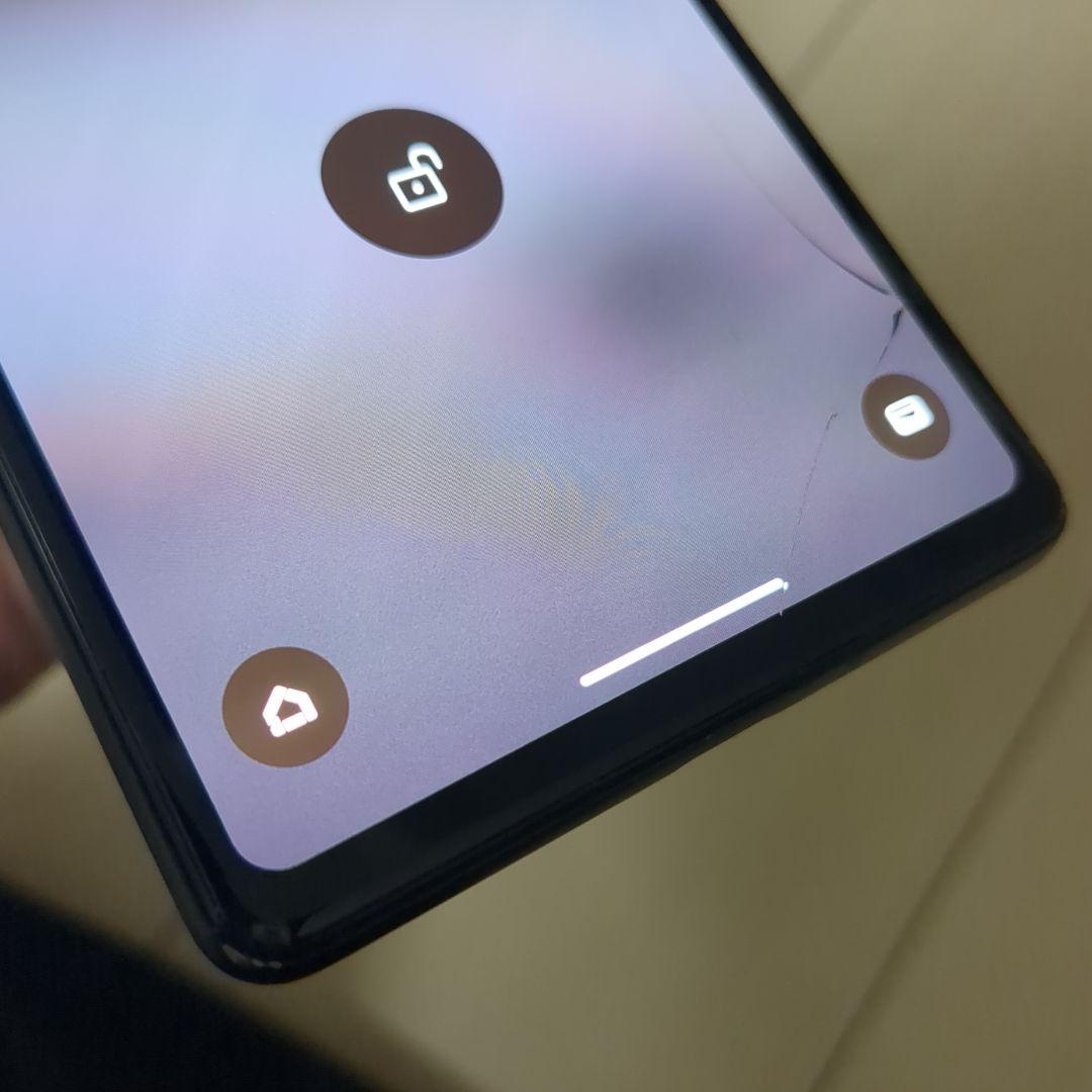 Google Pixel6a ジャンク　画面割れ・電源ボタン沈み