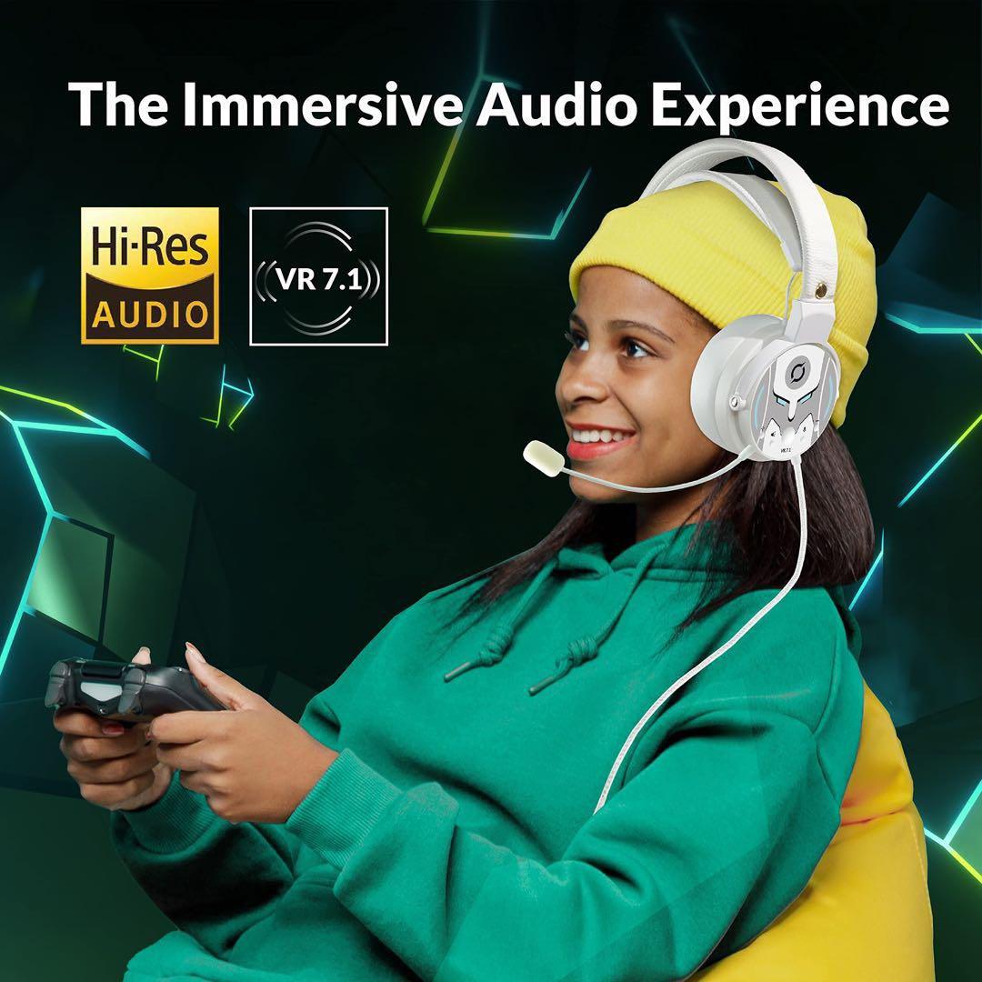 大特価‼️ゲーミングヘッドセット ブラック レッド レザー収納ケース付き✨