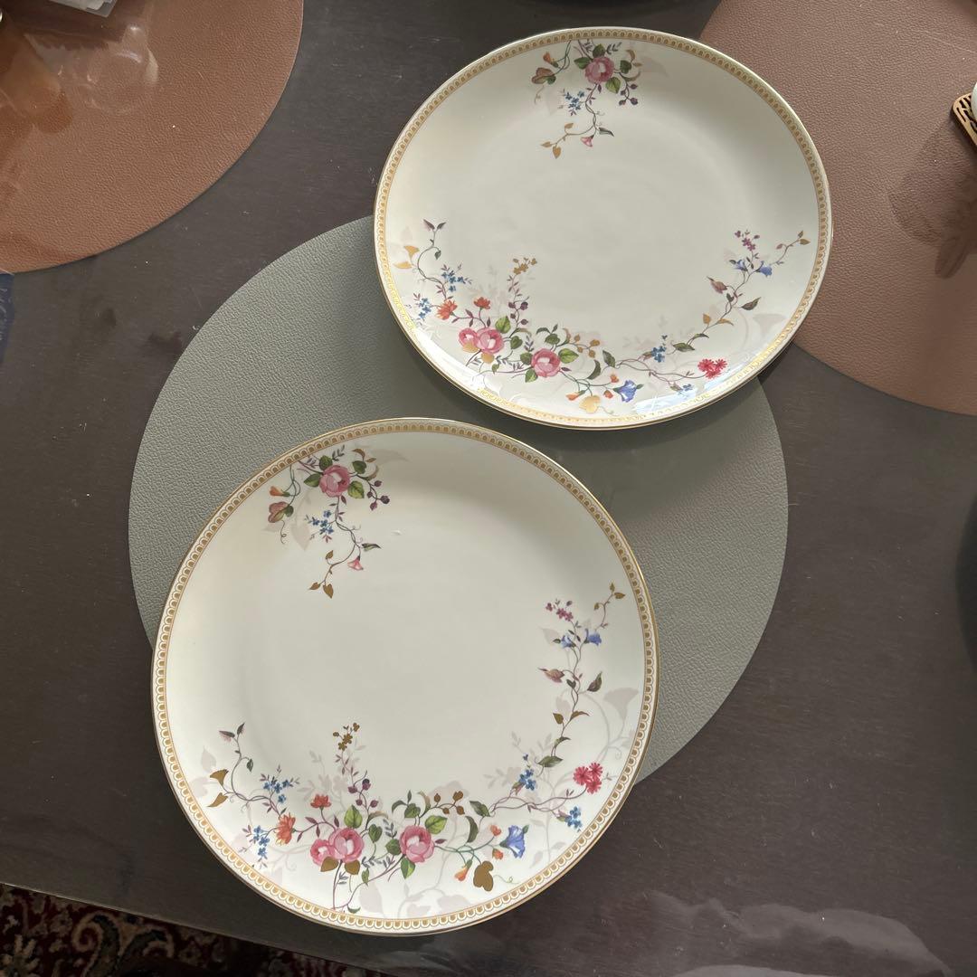 ウェッジウッド　ローズゴールド27センチプレート　２枚