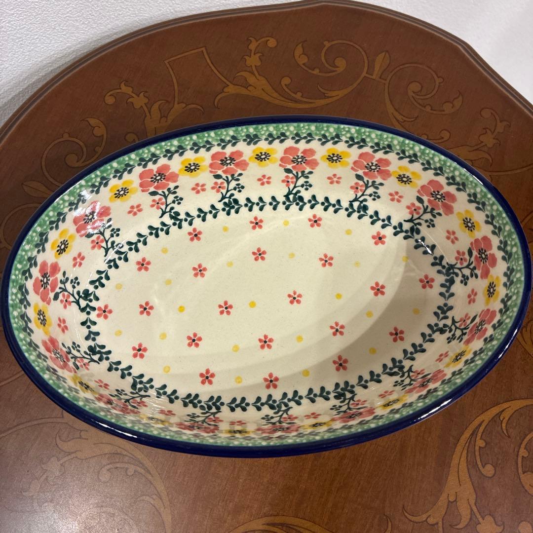 ポーリッシュポタリー ツェラミカ オーブンディッシュ グラタン皿 ポーランド