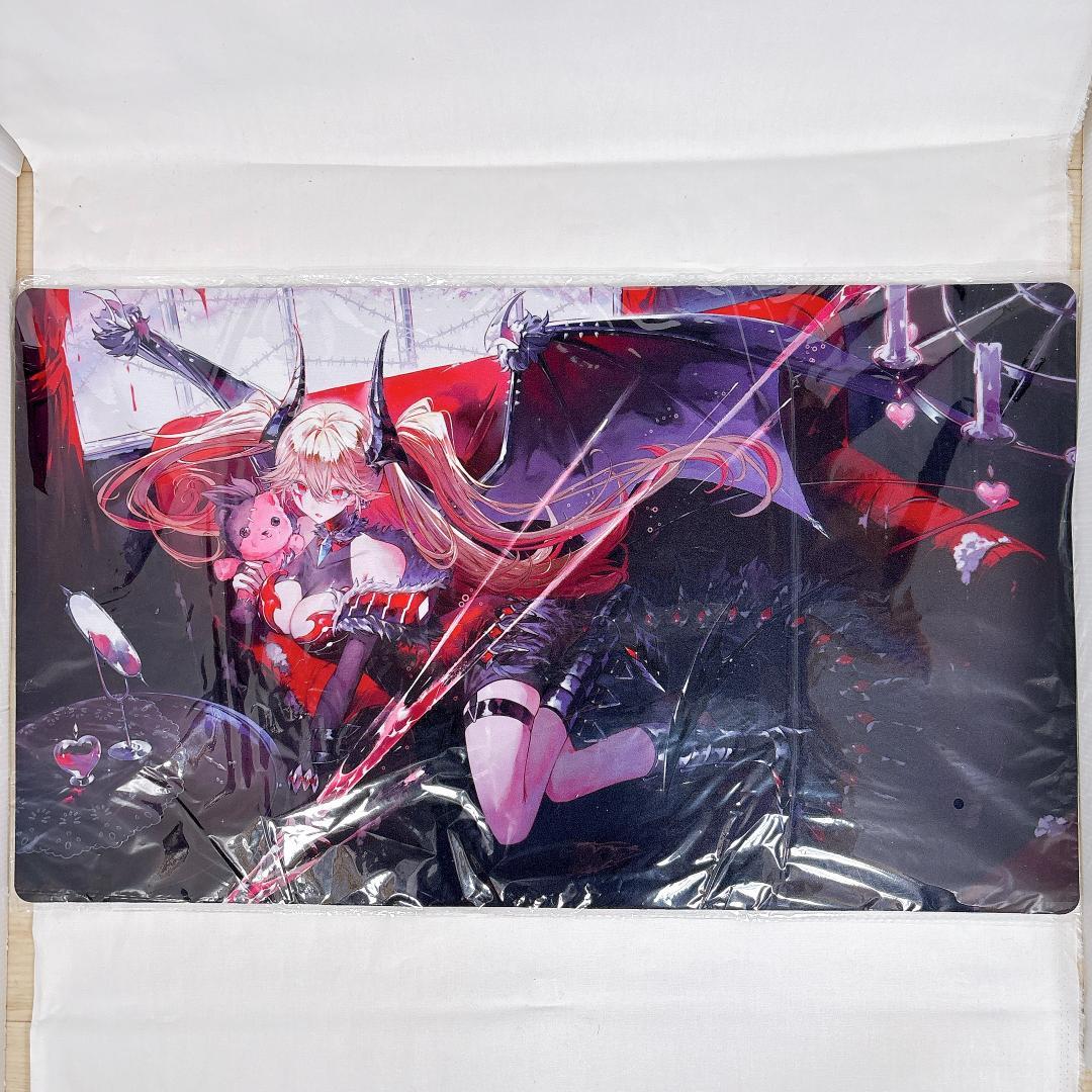 遊戯王 紅涙の魔ラクリモーサ ミニスリーブ プレイマット セット 【eato】