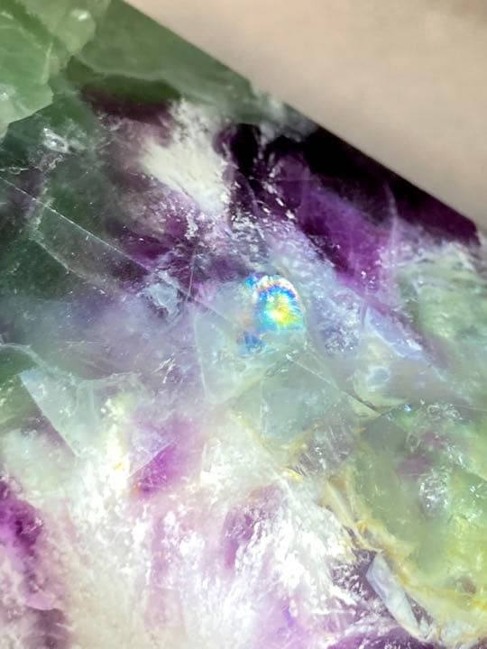 エンジェルフェザー✿*:・　万華鏡　フローライト　マルチカラー　蛍石　ポイント