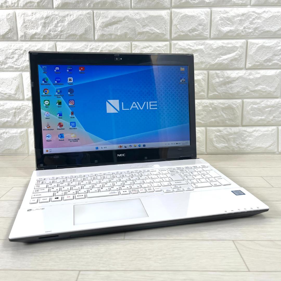 NEC i7 高速SSD500 メモリ16 Windows11 ノートパソコン★