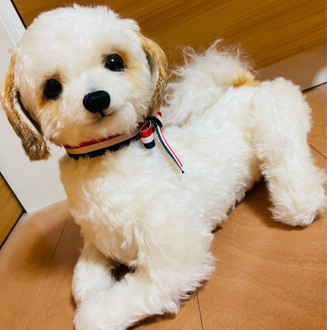 【新品】 犬 ミックス ぬいぐるみ 作家 ぬいぐるみ パピマル