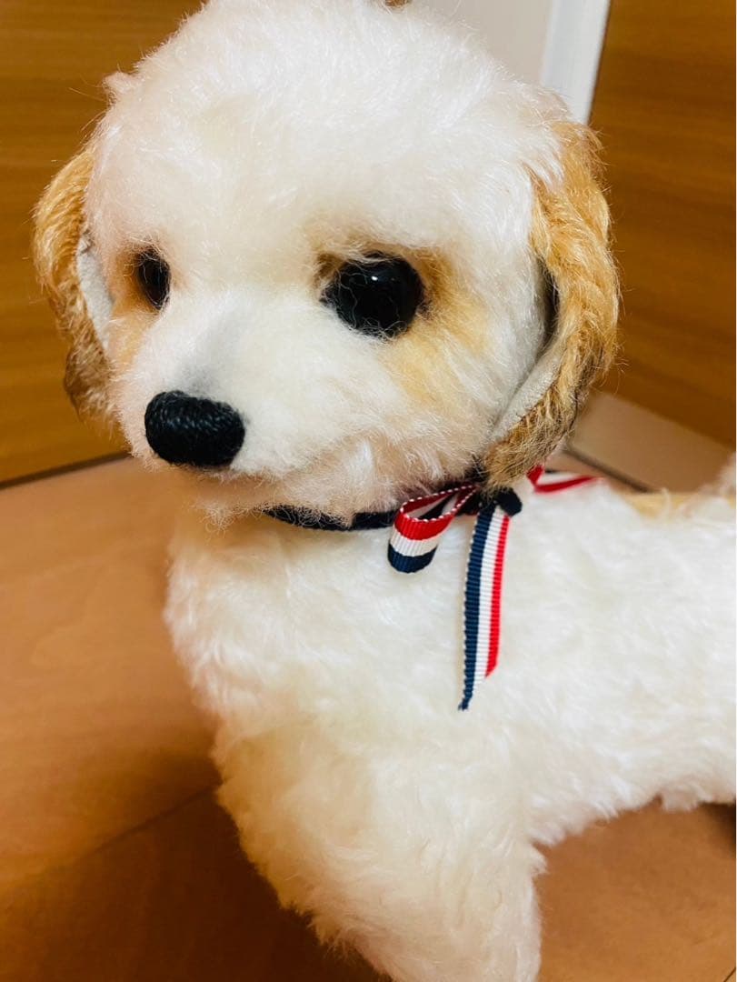 【新品】 犬 ミックス ぬいぐるみ 作家 ぬいぐるみ パピマル