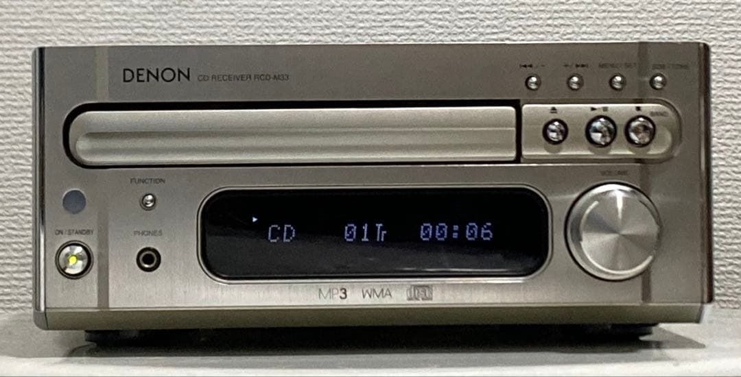 DENON RCD-M33 ミニコンポ CDレシーバー チューナー　美品 完動品