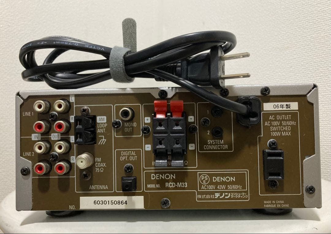 DENON RCD-M33 ミニコンポ CDレシーバー チューナー　美品 完動品