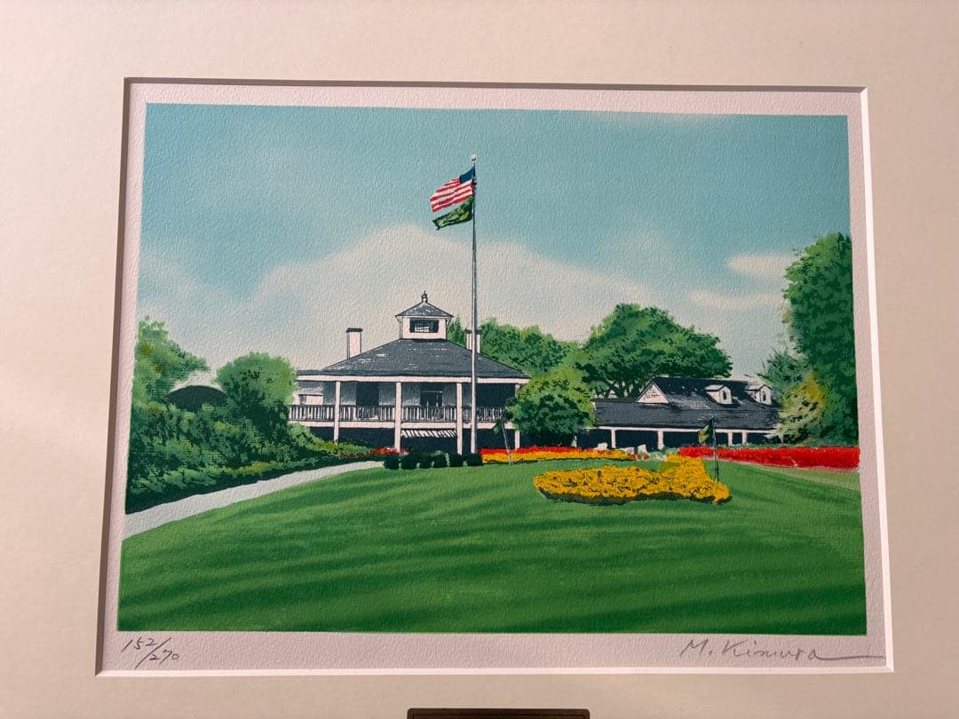 オーガスタナショナルG.G (M. Kuminaka) 絵画　マスターズ開催