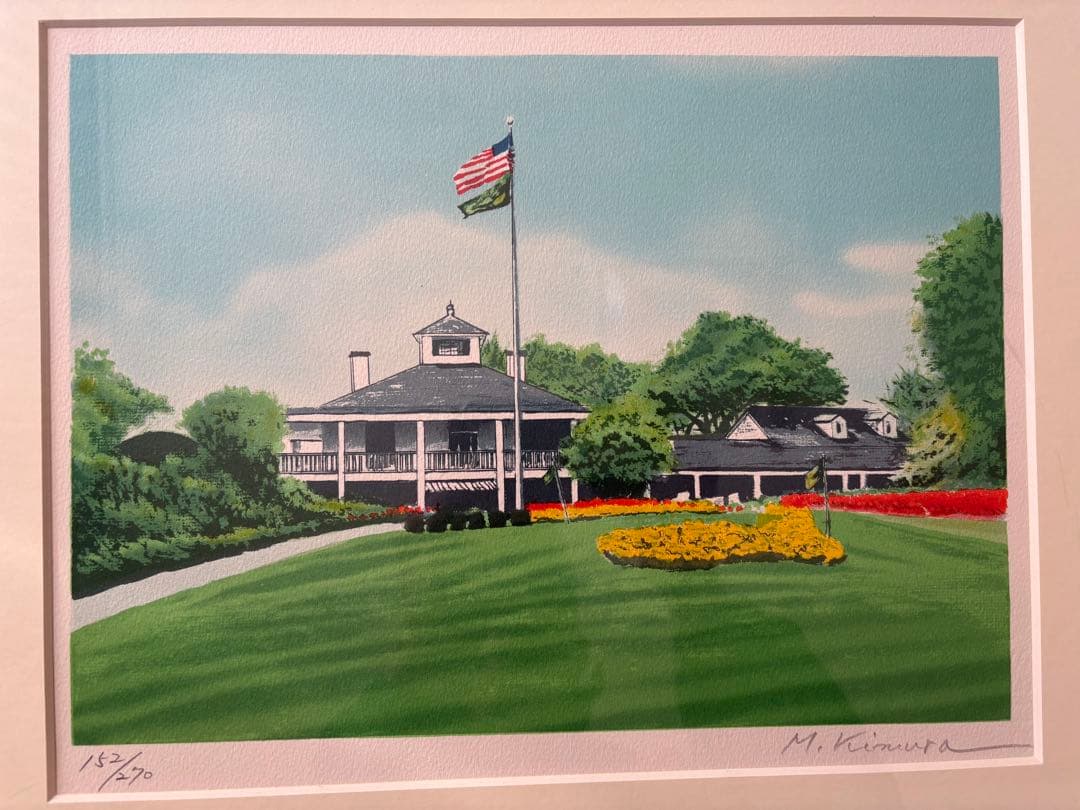 オーガスタナショナルG.G (M. Kuminaka) 絵画　マスターズ開催