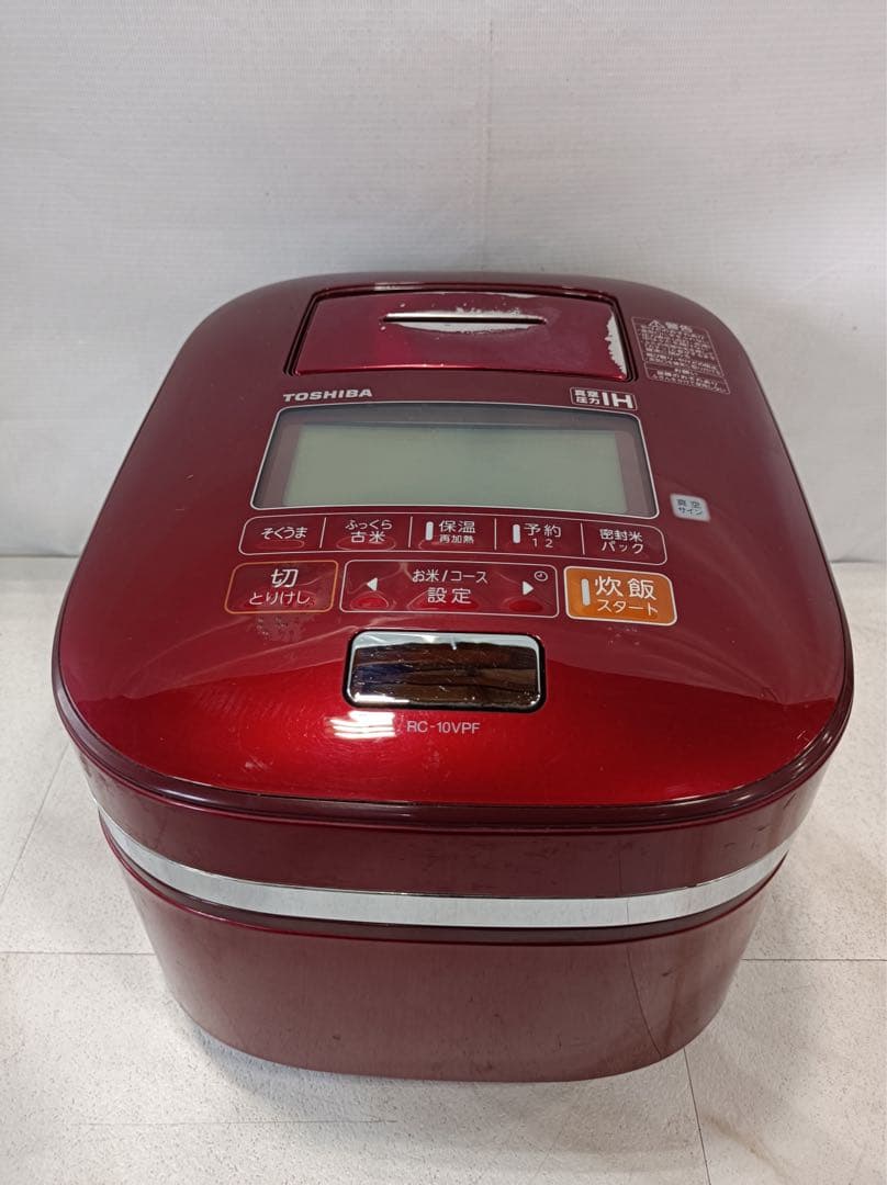 八5934【TOSHIBA】真空圧力IH保温釜　容量1.0L 5.5合