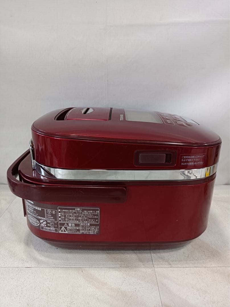 八5934【TOSHIBA】真空圧力IH保温釜　容量1.0L 5.5合