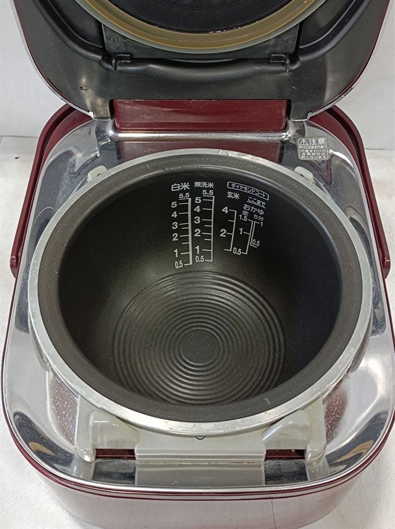 八5934【TOSHIBA】真空圧力IH保温釜　容量1.0L 5.5合