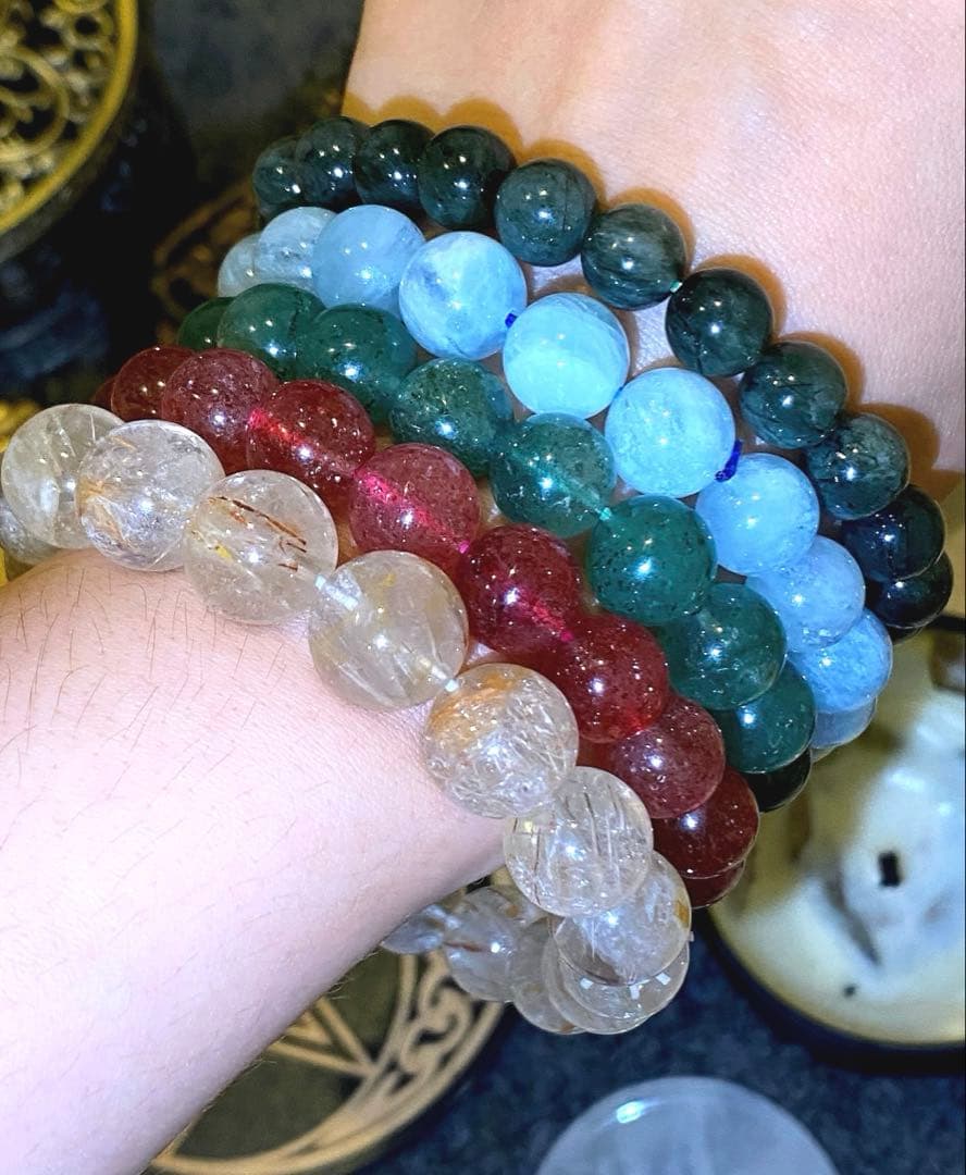 神力実感！最強神道強化術式かけ！奇跡発動良縁成就 【超レア高品質希少雪霜ルチル】