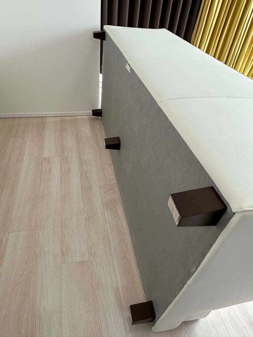 日本フクラHUKLA ホワイトレザーソファ