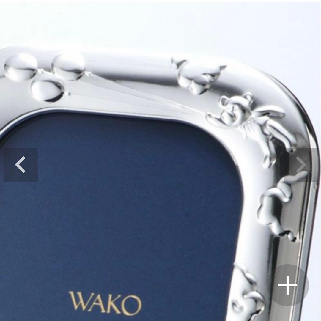 【新品箱付き】WAKO 和光 クマ四角写真立て フォトフレーム 赤ちゃん