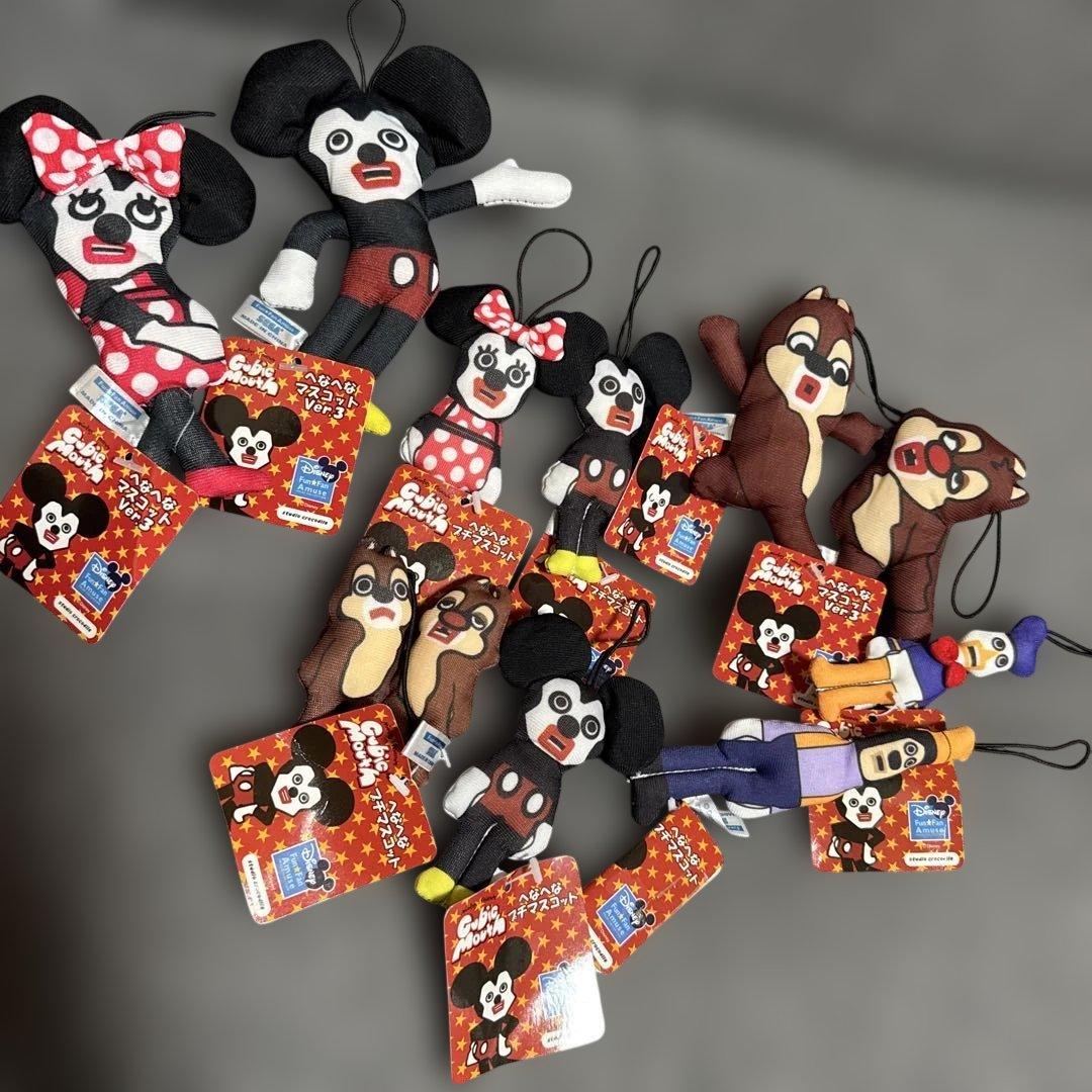 ディズニー♡キュービックマウス へなへなプチマスコット　タグ付10個　希少