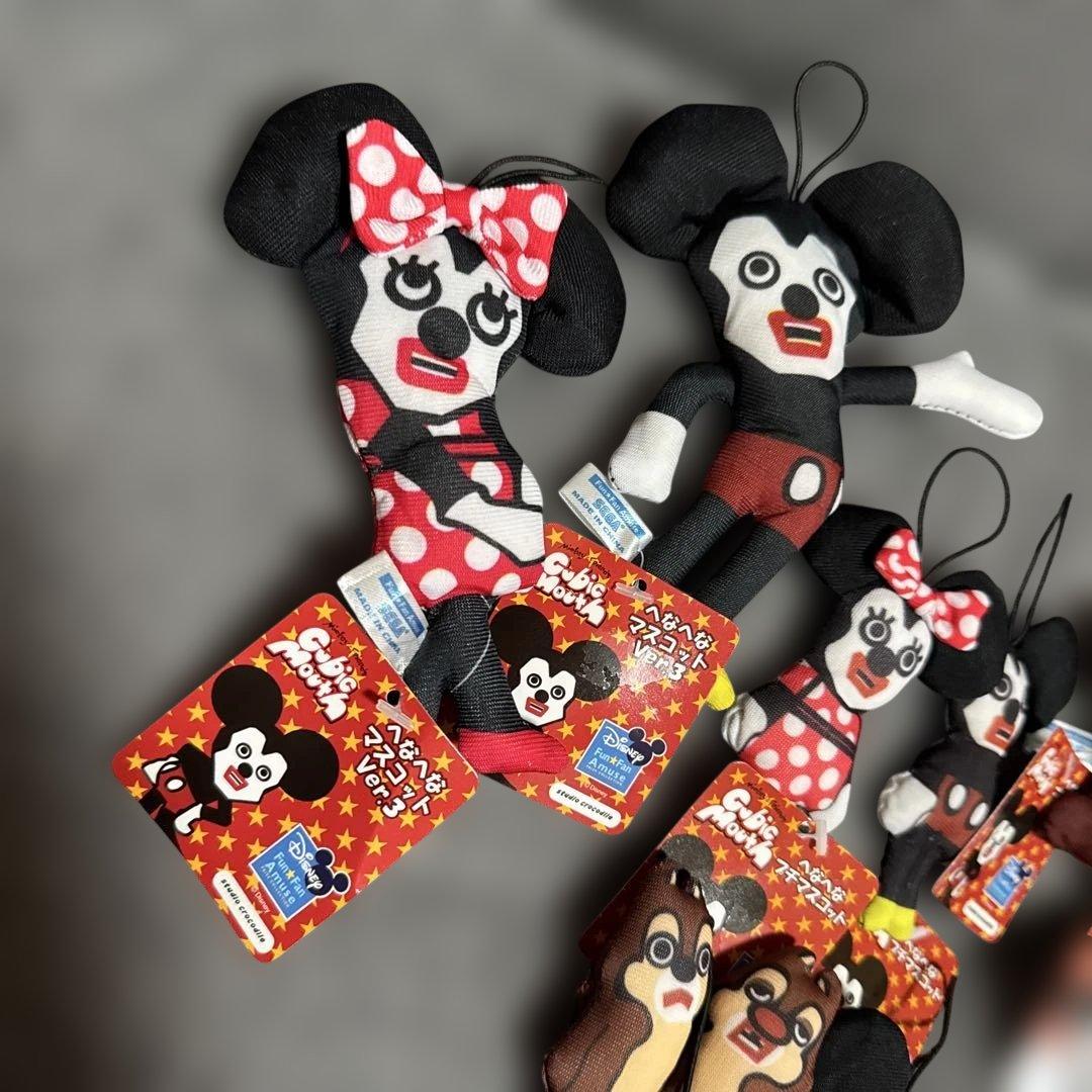 ディズニー♡キュービックマウス へなへなプチマスコット　タグ付10個　希少