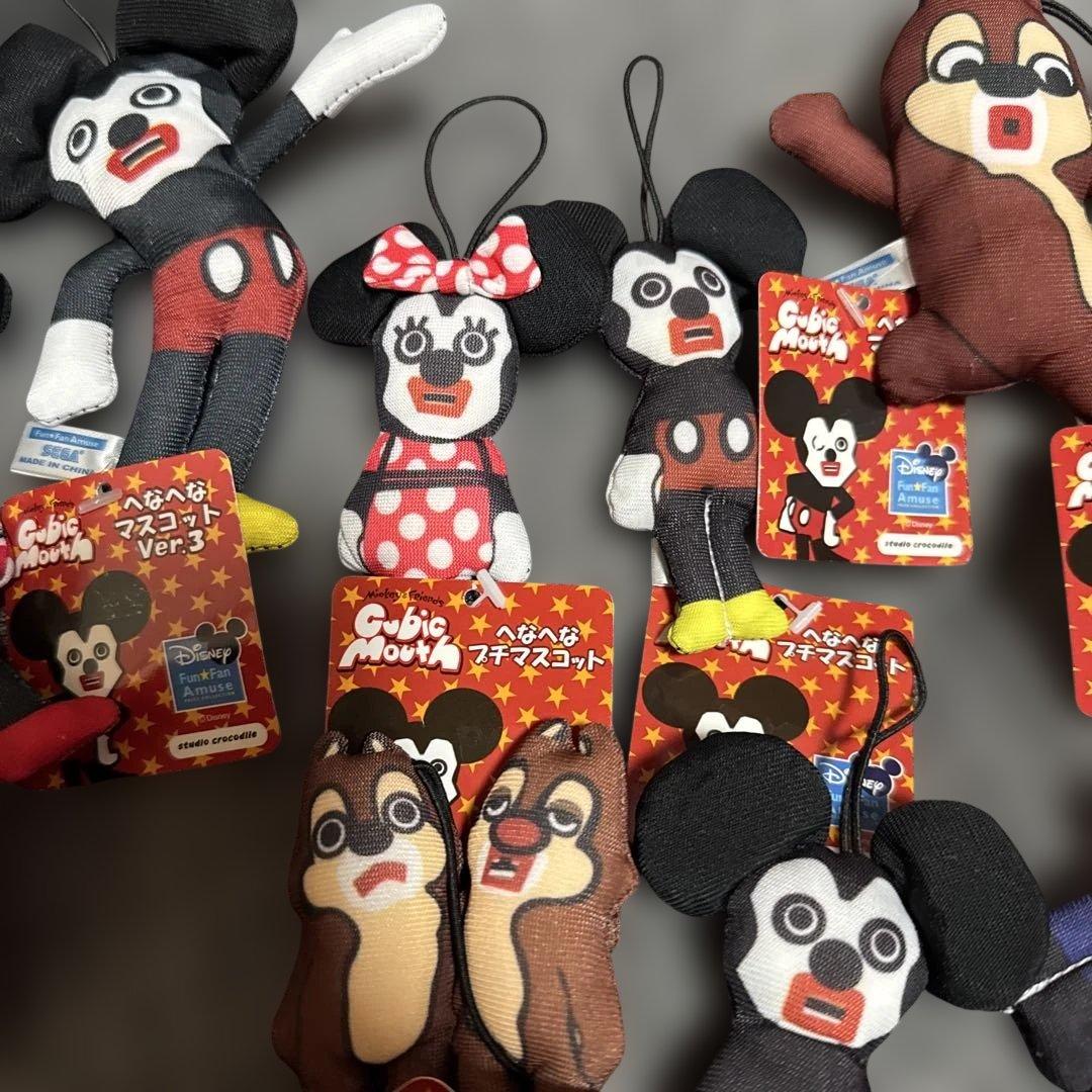 ディズニー♡キュービックマウス へなへなプチマスコット　タグ付10個　希少