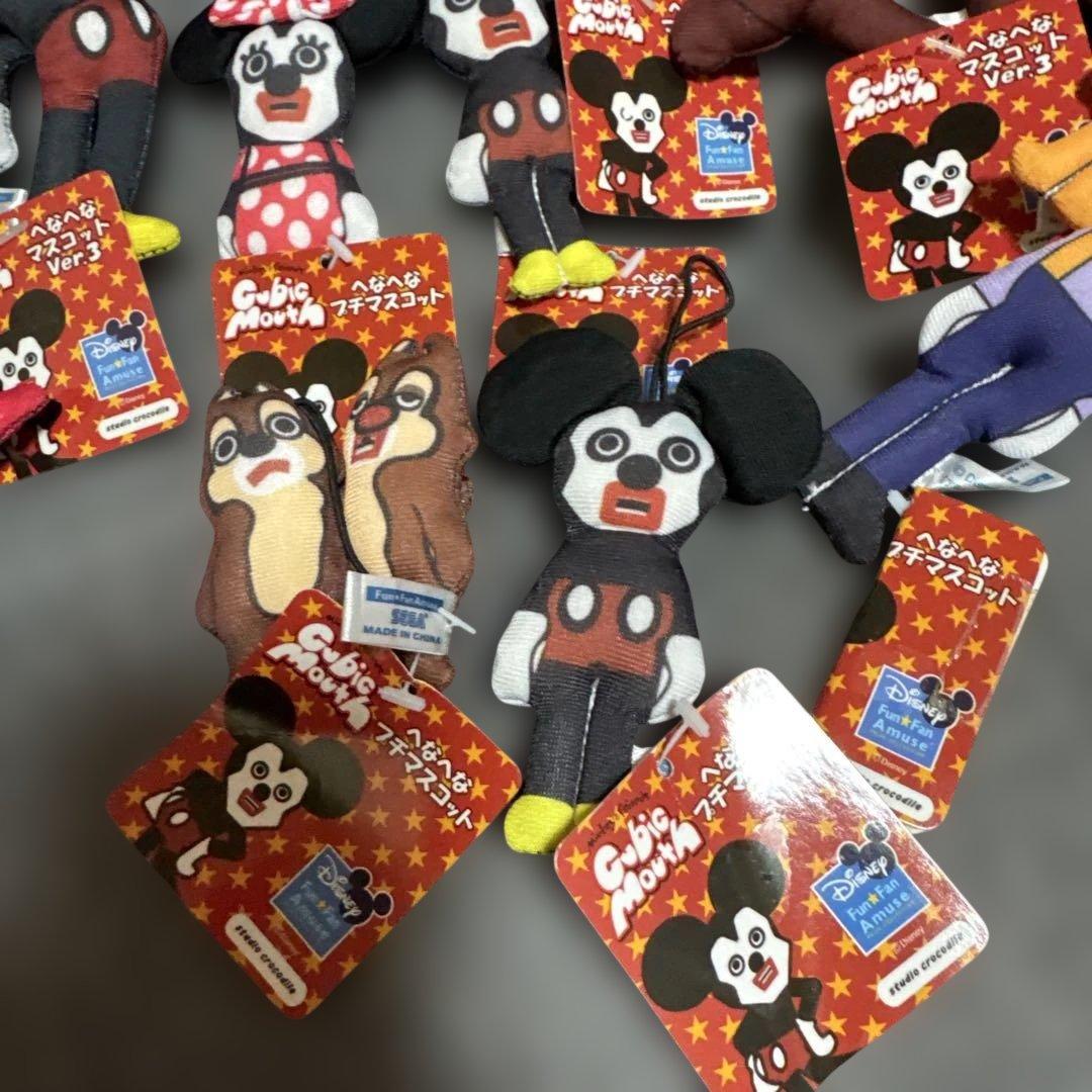 ディズニー♡キュービックマウス へなへなプチマスコット　タグ付10個　希少