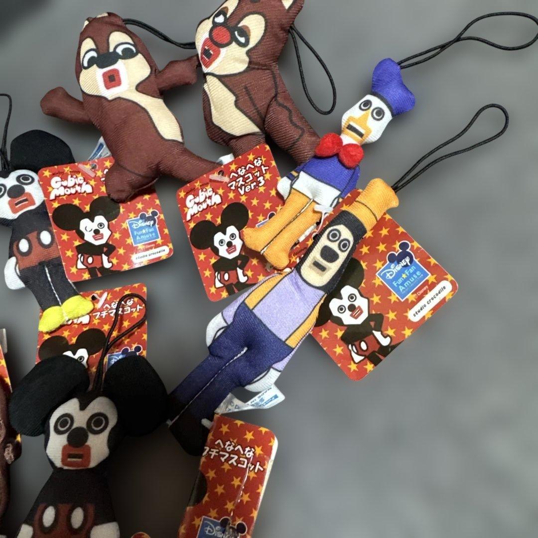 ディズニー♡キュービックマウス へなへなプチマスコット　タグ付10個　希少