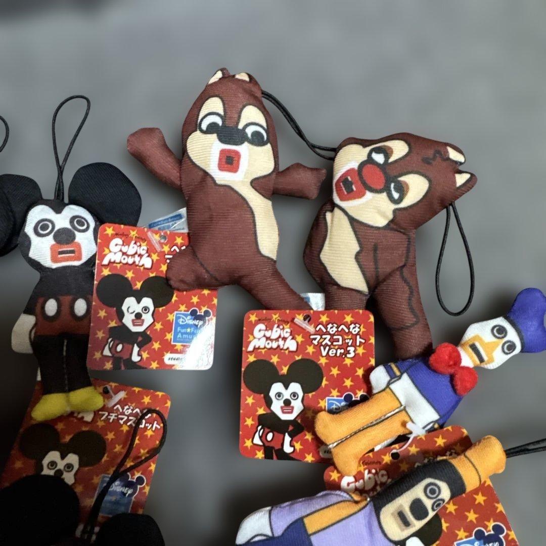 ディズニー♡キュービックマウス へなへなプチマスコット　タグ付10個　希少
