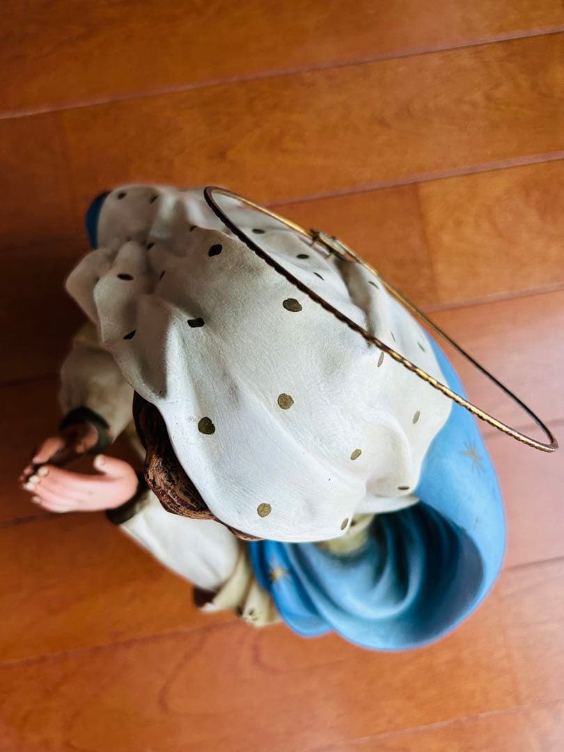 【訳あり超希少品】美顔の聖母マリア半身像　アンティーク