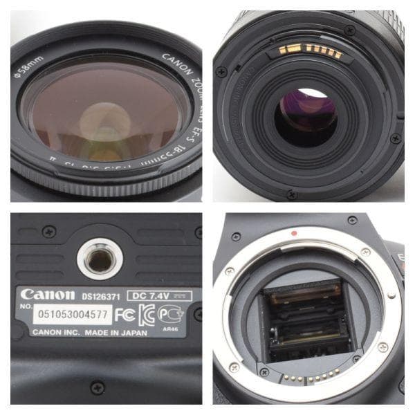 【ショット数822回】 Canon EOS Kiss X6i レンズキット