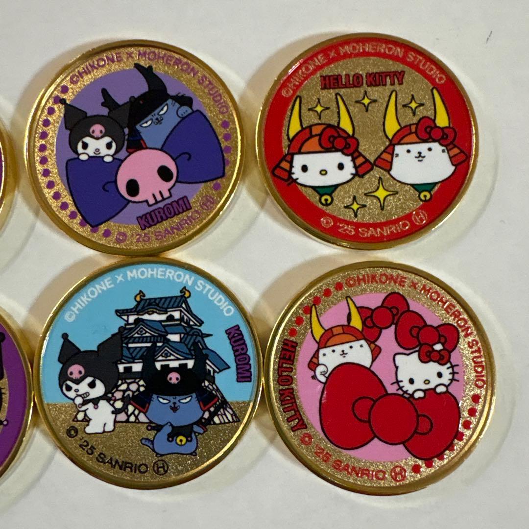 ハローキティ クロミ ひこにゃん　わるにゃんこ将軍　コラボ 8個セット