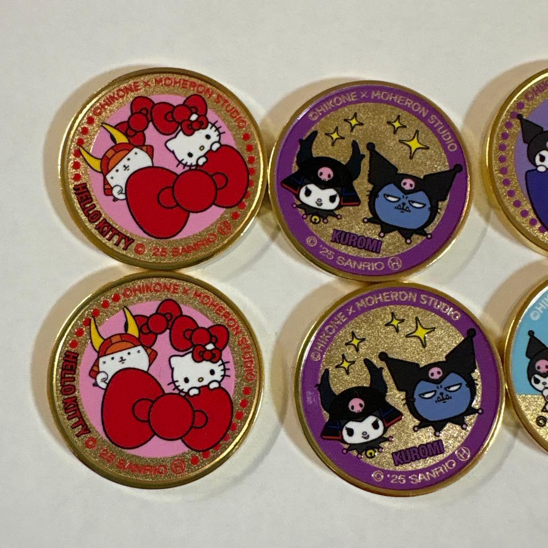 ハローキティ クロミ ひこにゃん　わるにゃんこ将軍　コラボ 8個セット