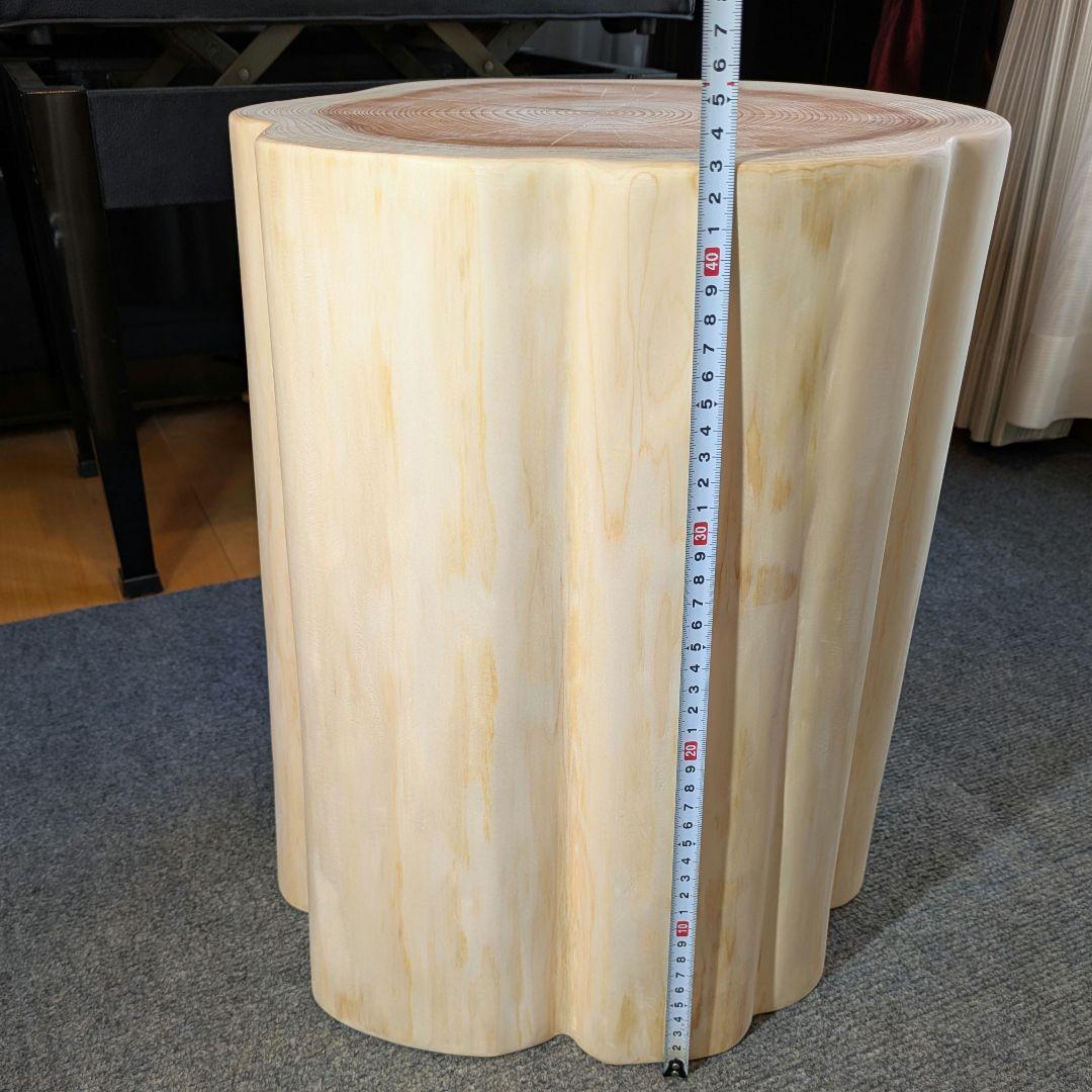 3104様確認用　檜　切り株　丸太　椅子　スツール　高さ約43㎝