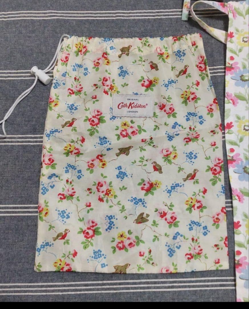 ◯キャス・キッドソン エプロン&エコバッグ&巾着袋