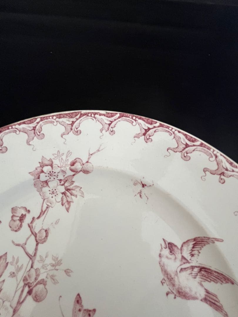 ▪️フランスアンティーク▪️サンタマン ▪️プレート　平皿▪️AUBEPINE ▪️