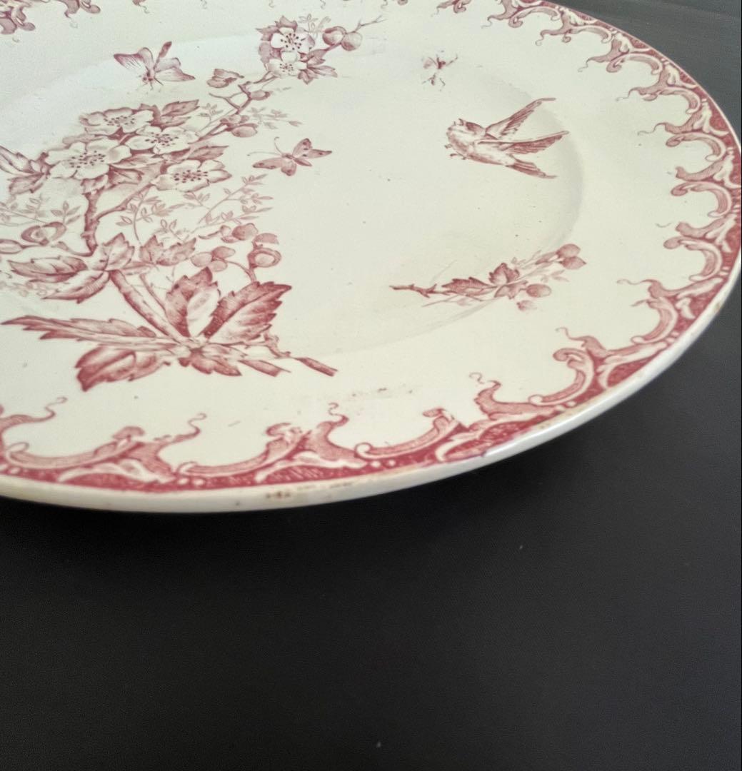 ▪️フランスアンティーク▪️サンタマン ▪️プレート　平皿▪️AUBEPINE ▪️