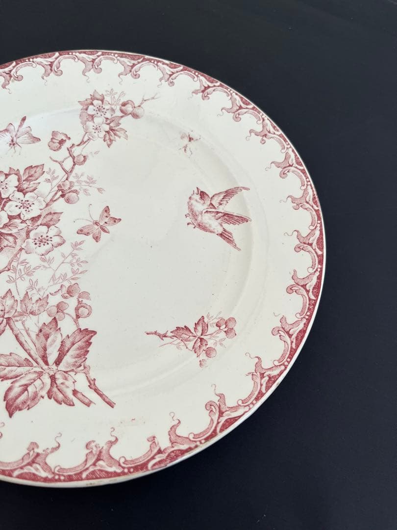 ▪️フランスアンティーク▪️サンタマン ▪️プレート　平皿▪️AUBEPINE ▪️