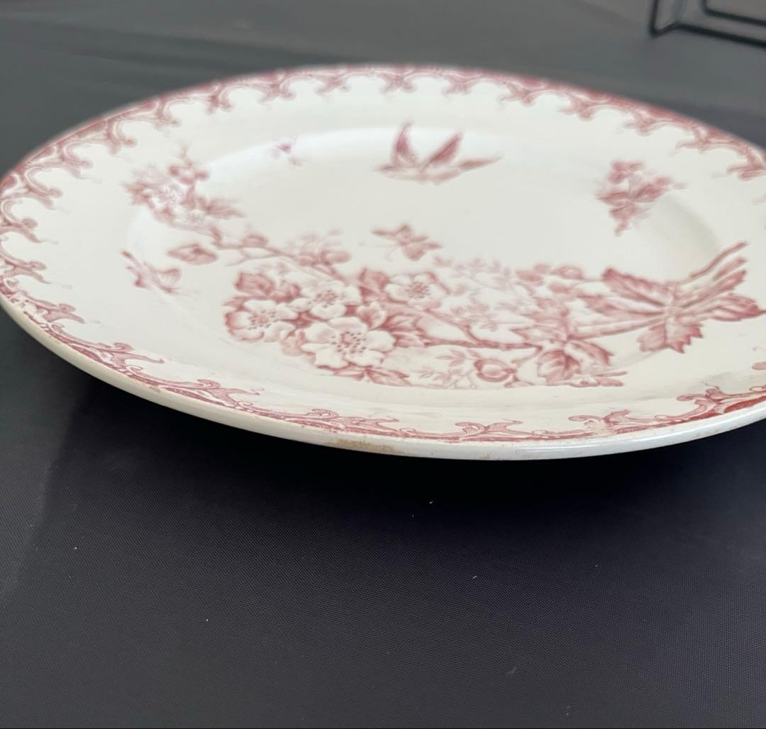 ▪️フランスアンティーク▪️サンタマン ▪️プレート　平皿▪️AUBEPINE ▪️