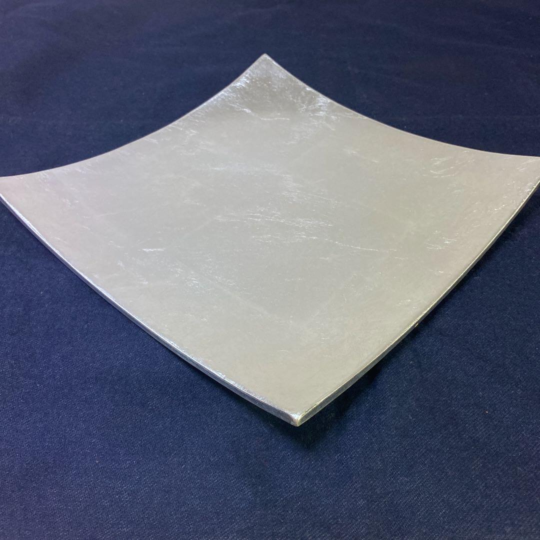 ブルーミング中西製　スクエアトレー（シルバー）