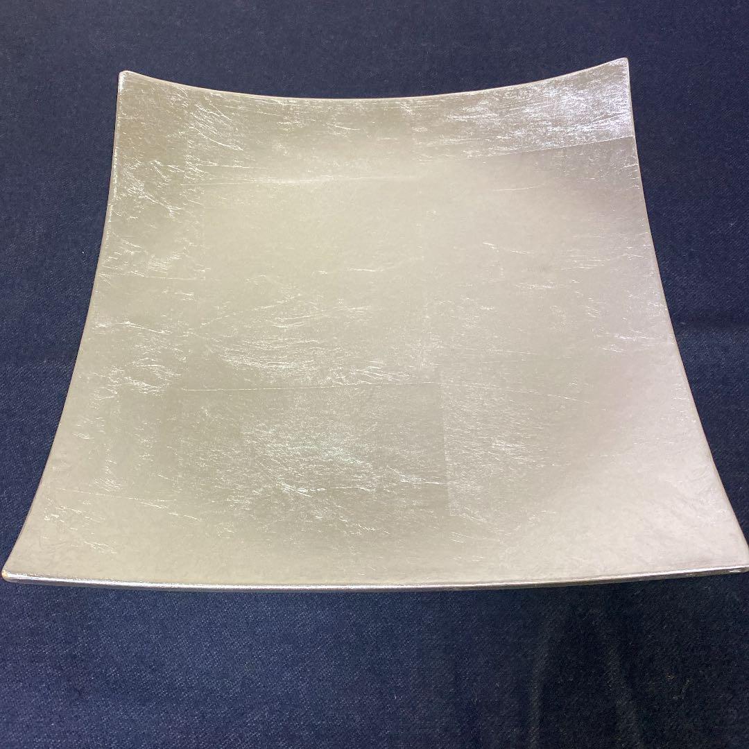 ブルーミング中西製　スクエアトレー（シルバー）