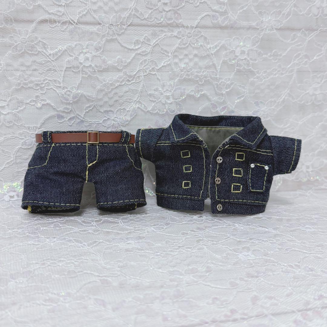 みかりんみか様　ぬいタク　デニムセットアップ