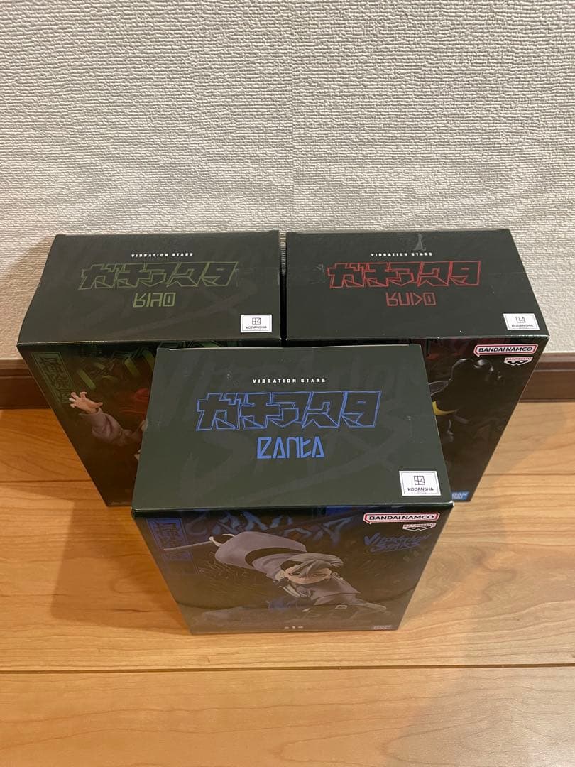 新品未開封　ガチアクタ　プライズ　フィギュア　3点　ルド　リヨウ　ザンカ