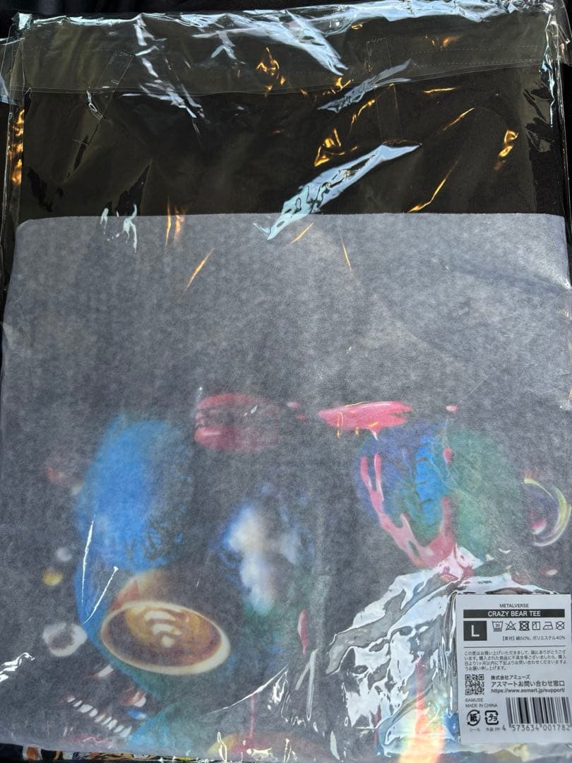 L VERSE メタルバース　CRAZY BEAR TEE