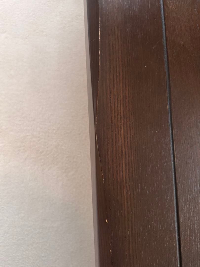 ダークブラウン座卓 木目