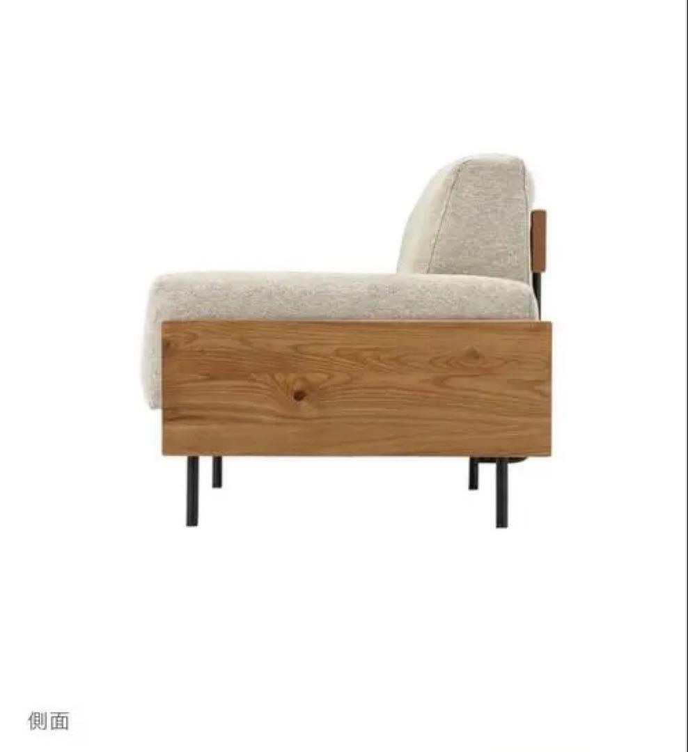 「unico TREL 2.5シーター｜ウニコ ソファ ナチュラル 美品」