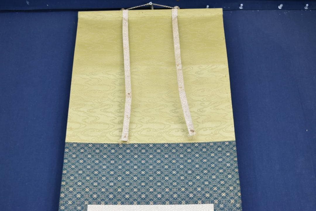 【真作】鴻業/養老之滝図/掛軸/名家伝来/AA-708