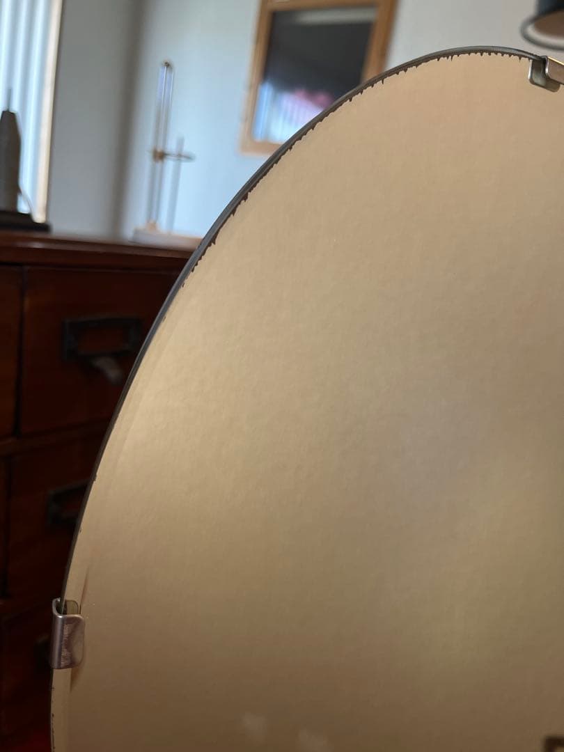 昭和レトロ アイアン 卓上鏡 化粧鏡 スタンドミラー 店舗用ミラー 店舗什器