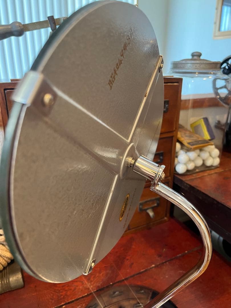 昭和レトロ アイアン 卓上鏡 化粧鏡 スタンドミラー 店舗用ミラー 店舗什器