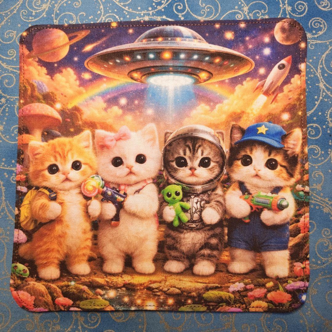 yourelia　 4重ハンカチ　ポメラニアン柄　18枚