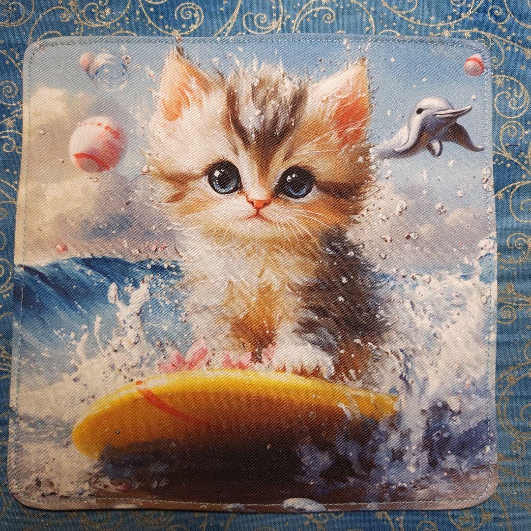 yourelia　 4重ハンカチ　ポメラニアン柄　18枚