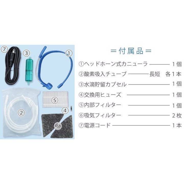酸素吸入機　高濃度酸素発生機2Lタイプ