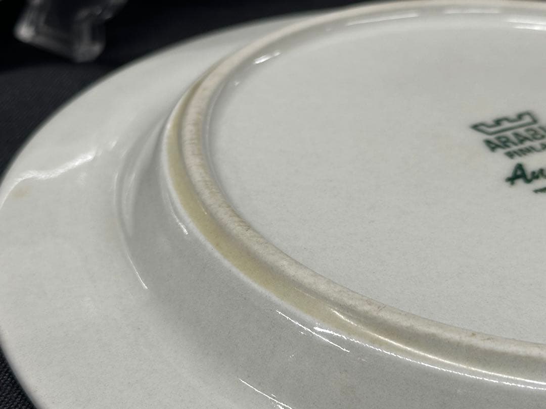 【USED】旧ロゴ　ARABIA アラビア　アネモネ　プレート　20cm 3P